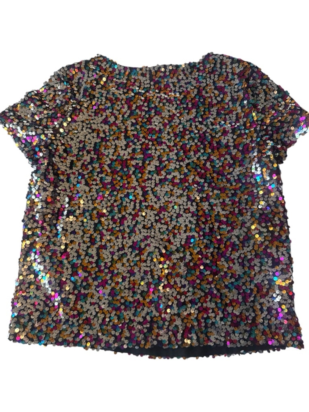 ✨ INC International Concepts Multicolor Sequin Blouse – Size M – EUC ✨ - Picture 2 of 8